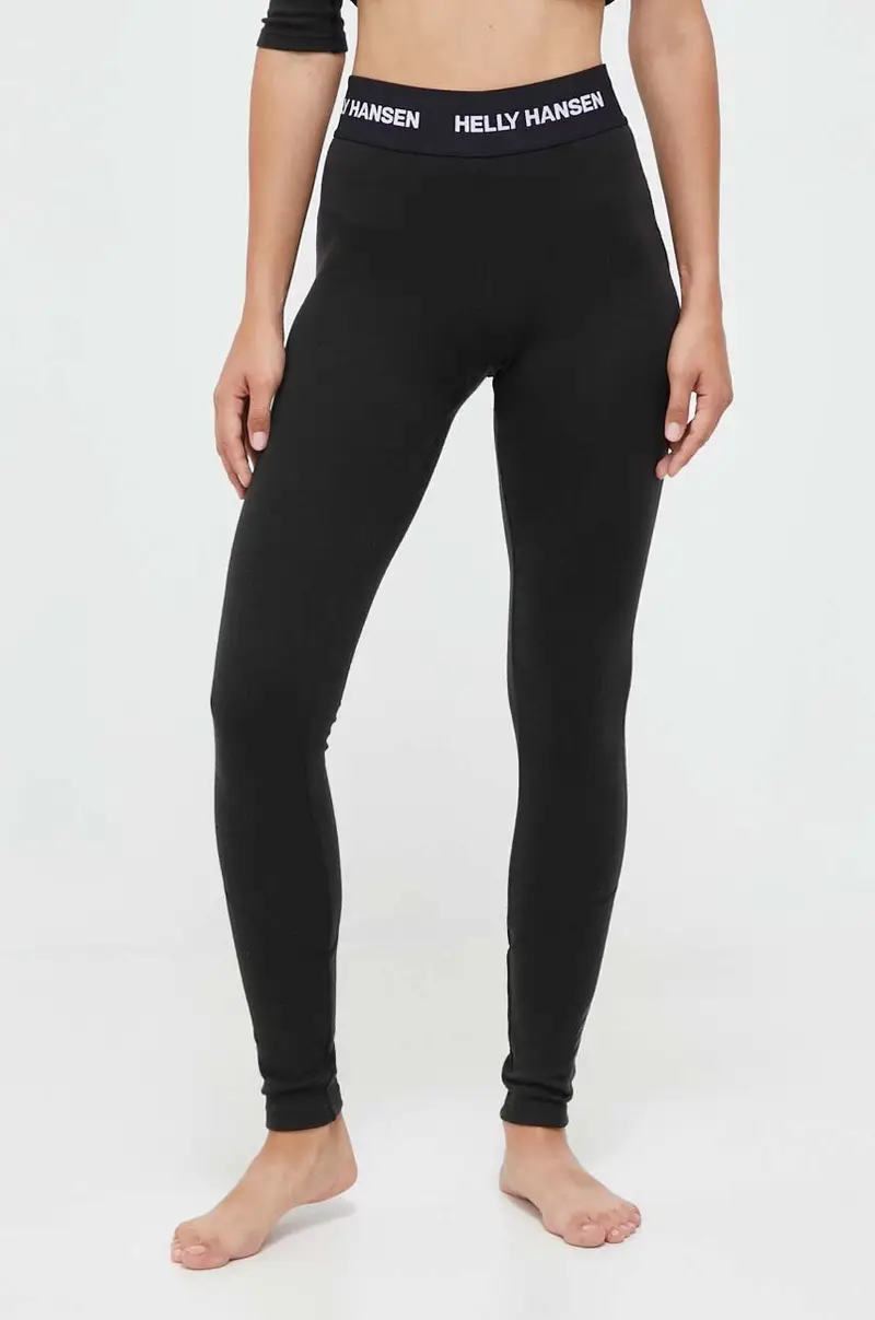leggins funzionali Lifa Merino Midweight Nero