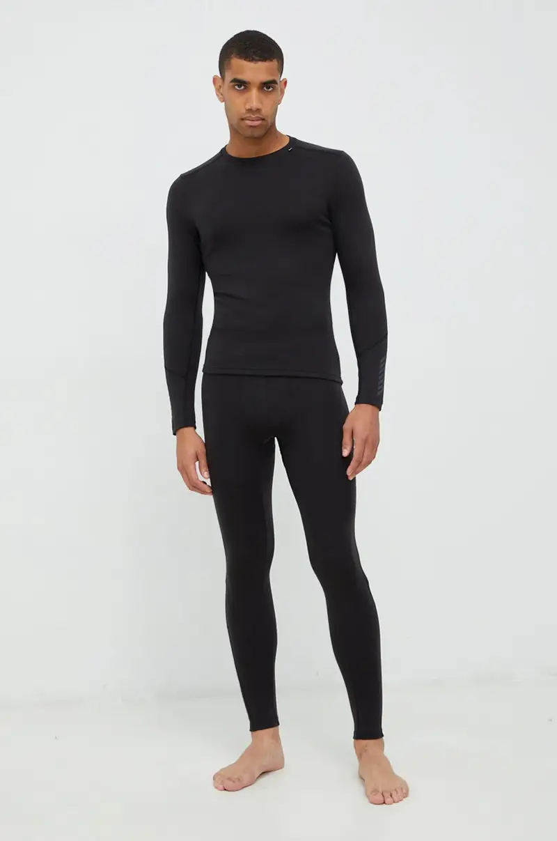 longsleeve funzionale in cotone LIFA MERINO colore nero 49364 miniatura 2