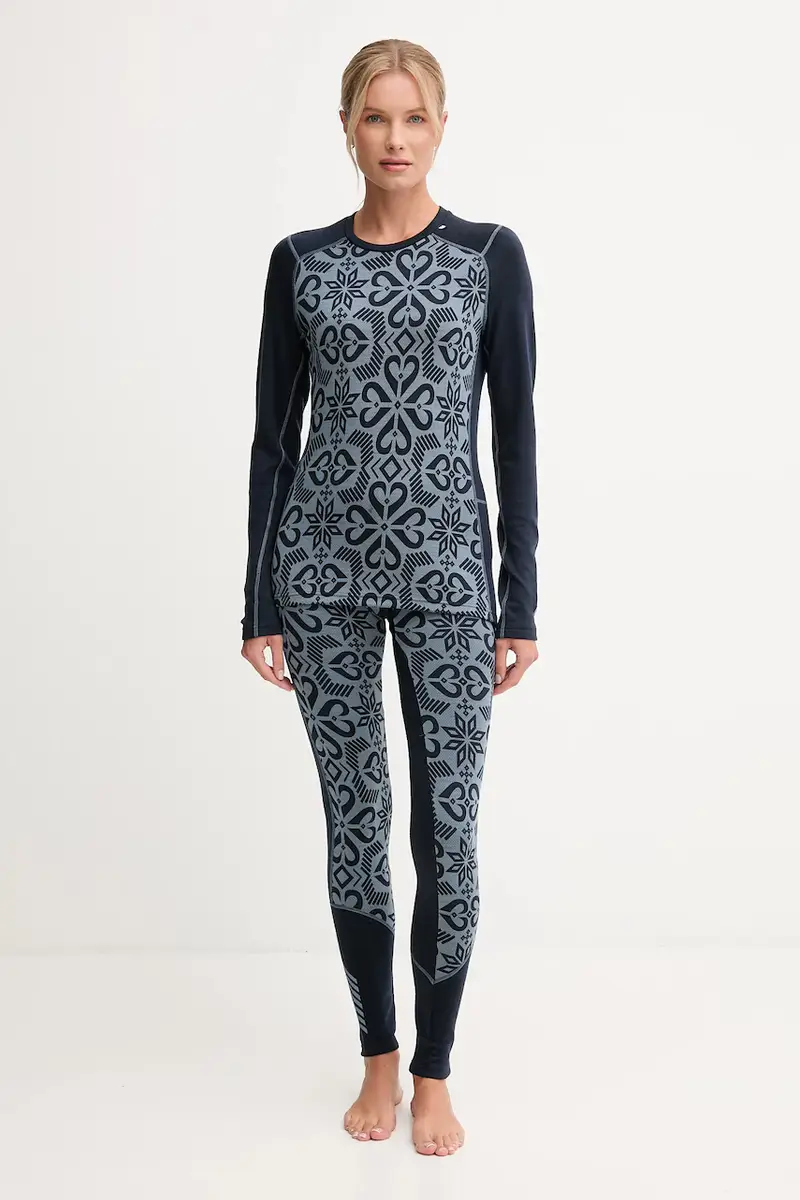 longsleeve funzionale LIFA MERINO colore blu 49379 Blu navy miniatura 2