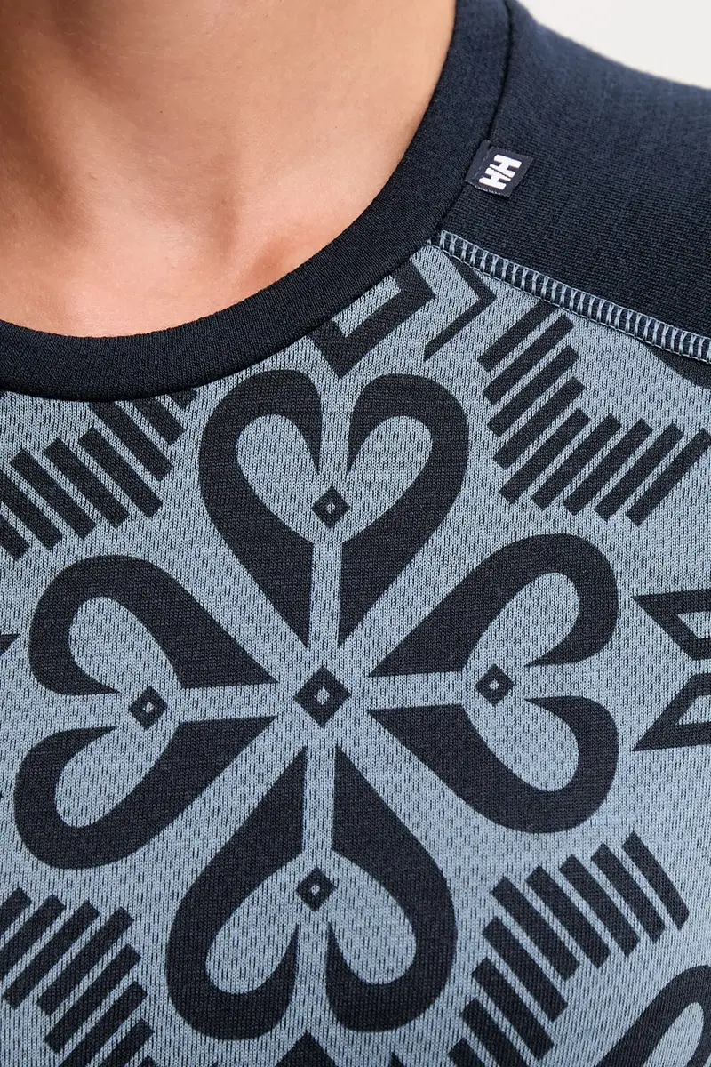 longsleeve funzionale LIFA MERINO colore blu 49379 Blu navy miniatura 5