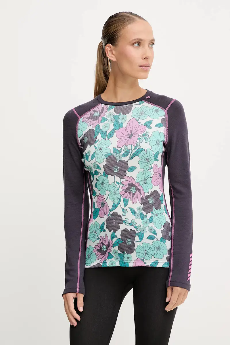 longsleeve funzionale LIFA MERINO colore blu 49379 Violetto