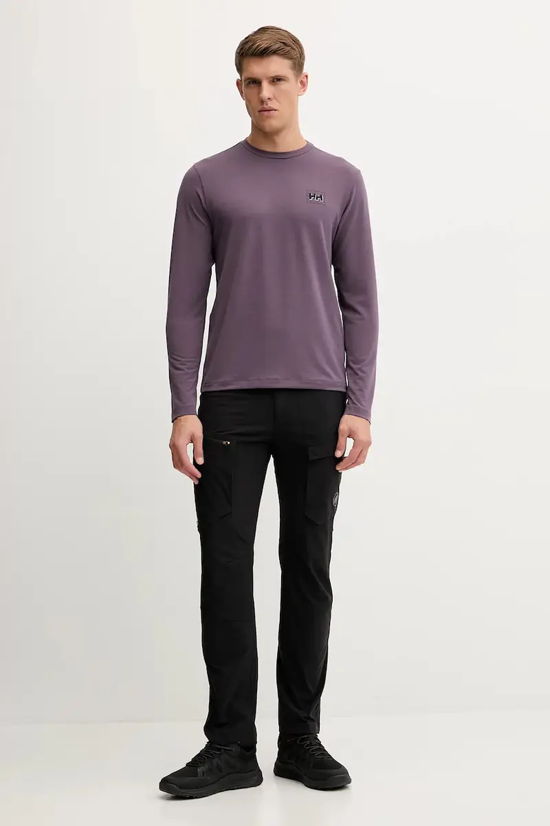 longsleeve sportivo SKOG Violetto miniatura 2