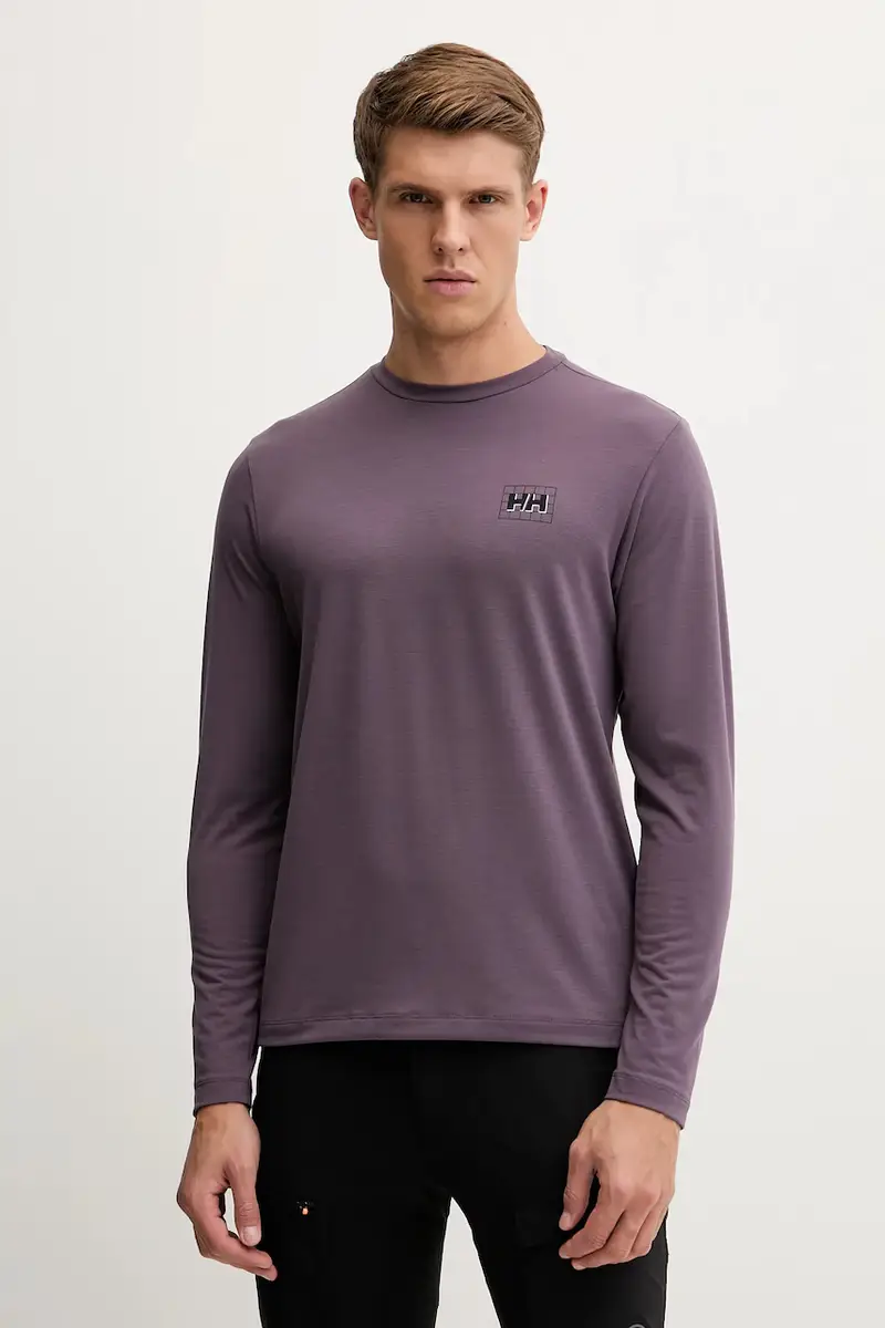 longsleeve sportivo SKOG Violetto miniatura 3