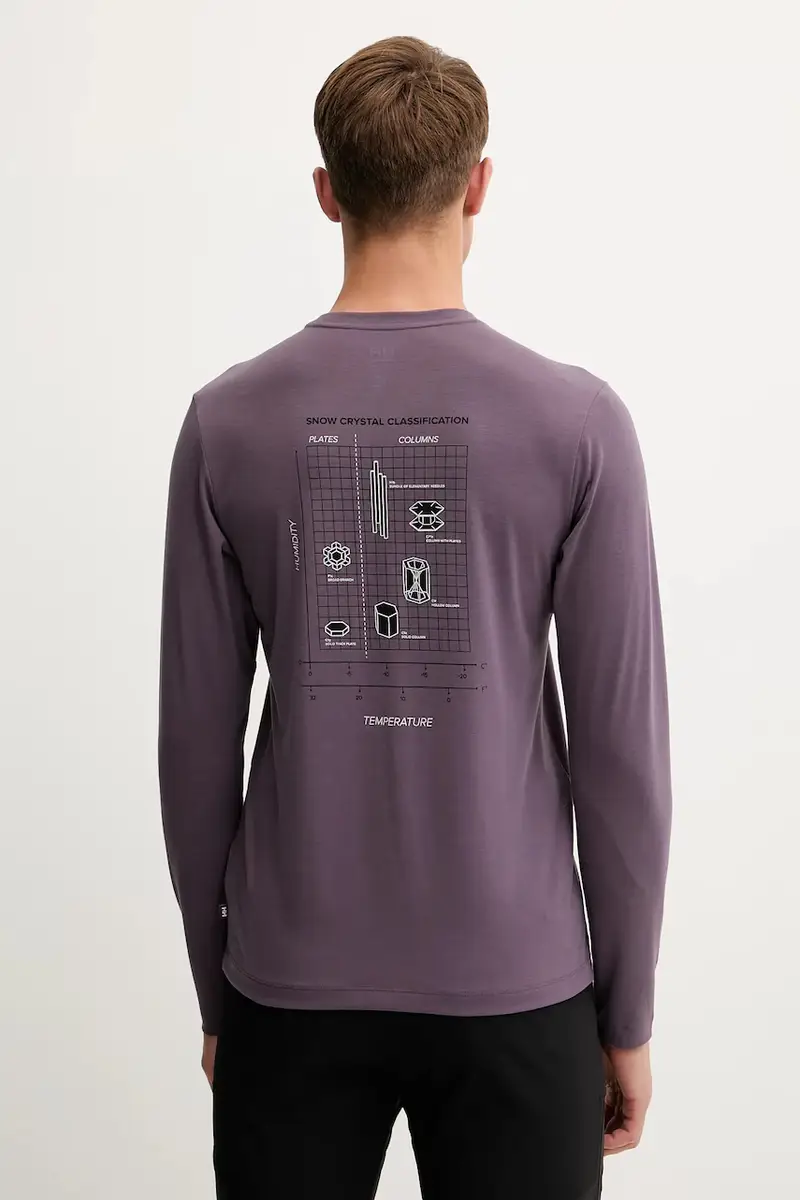 longsleeve sportivo SKOG Violetto