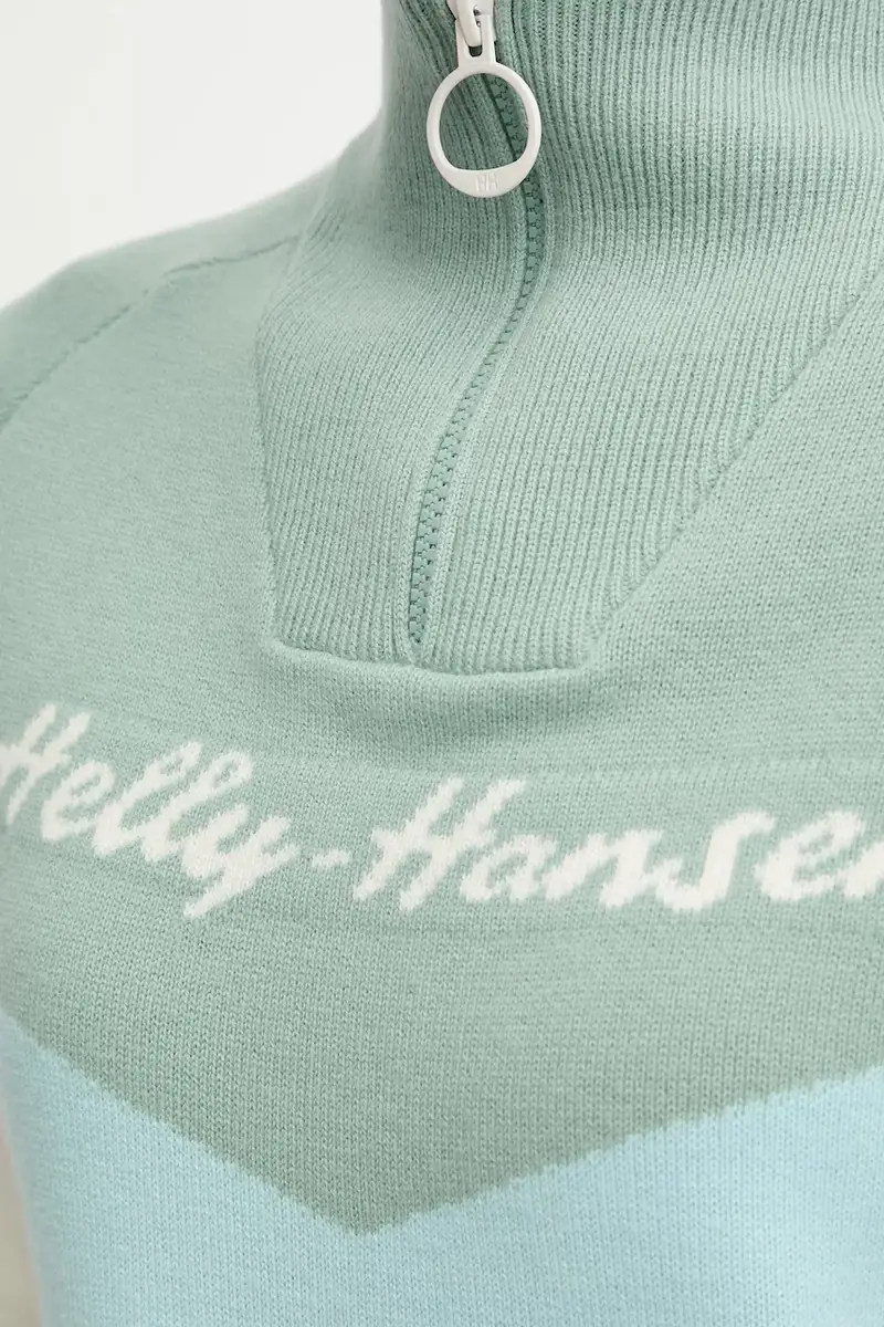 maglione Apres donna colore blu navy 66029 Verde miniatura 5