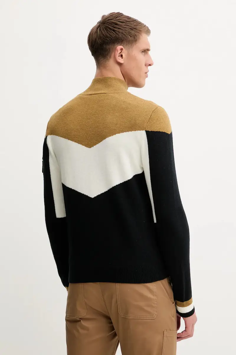 maglione Apres uomo colore rosso 66025 Nero miniatura 3