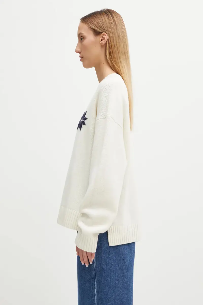 maglione con lana BLISS colore beige 54604 miniatura 2