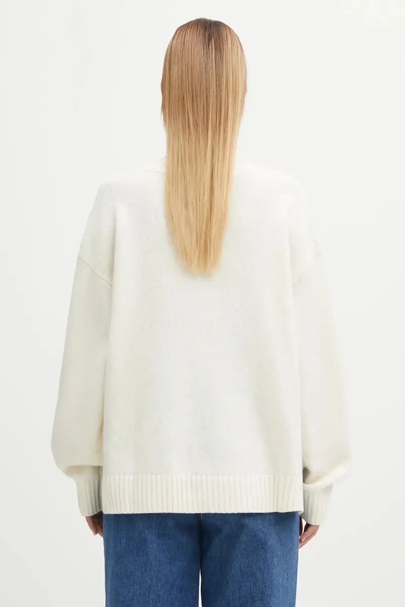 maglione con lana BLISS colore beige 54604 miniatura 3