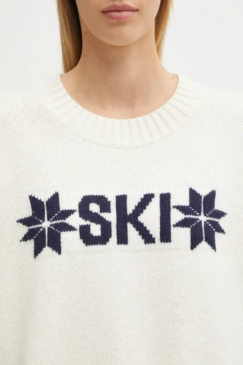 maglione con lana BLISS colore beige 54604 miniatura 4