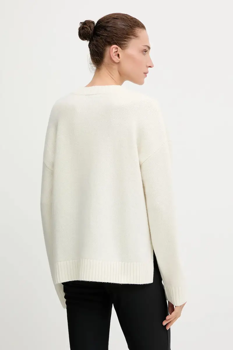 maglione con lana BLISS colore beige 54604 miniatura 3