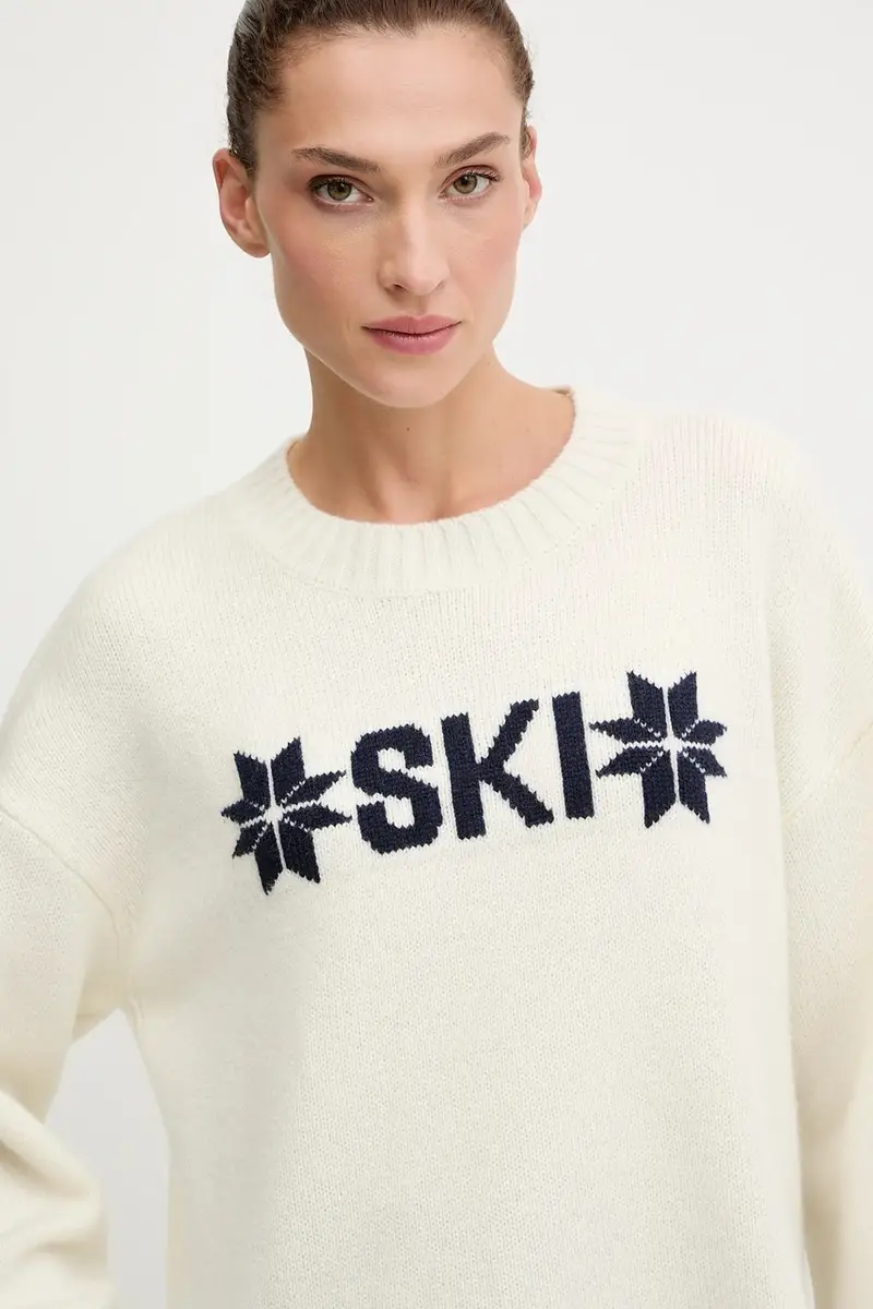 maglione con lana BLISS colore beige 54604 miniatura 4