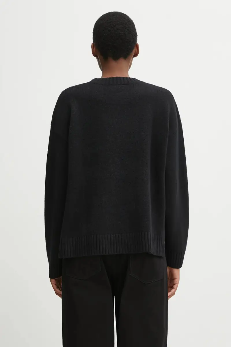 maglione con lana BLISS colore nero 54604 miniatura 3