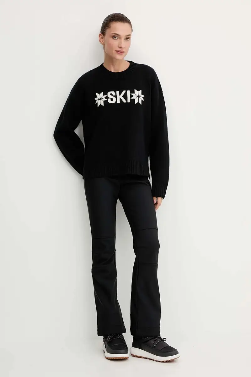 maglione con lana BLISS colore nero 54604 miniatura 2