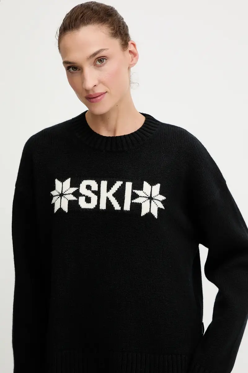 maglione con lana BLISS colore nero 54604 miniatura 4