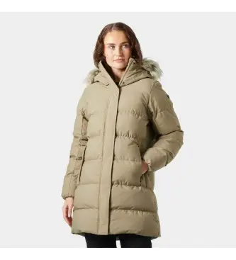 per donna 53624 Parka imbottito Brown Blossom (L), Marrone, Casual, Poliestere