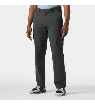per uomo 34535 Pantaloni cargo QD grigi (31), Casual, Sportivo, Grigio, Multisport, Poliamide