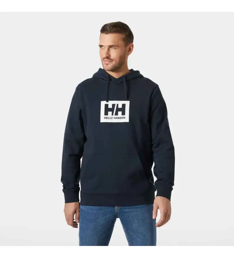 per uomo 54526 Felpa blu navy (S), Casual, Sportivo, Cotone