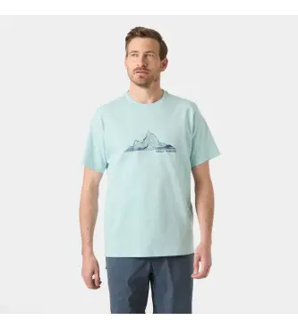 per uomo 54600 Maglietta blu Massif (S), Casual, Cotone, Manica corta