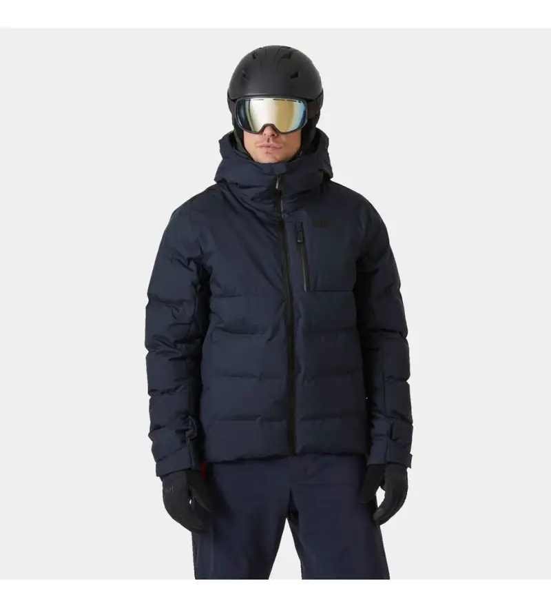 per uomo 66043 Giacca blu navy gonfia Kvitfjell Race (L), Sportivo, Outdoor, Poliestere, Neve, Manica lunga
