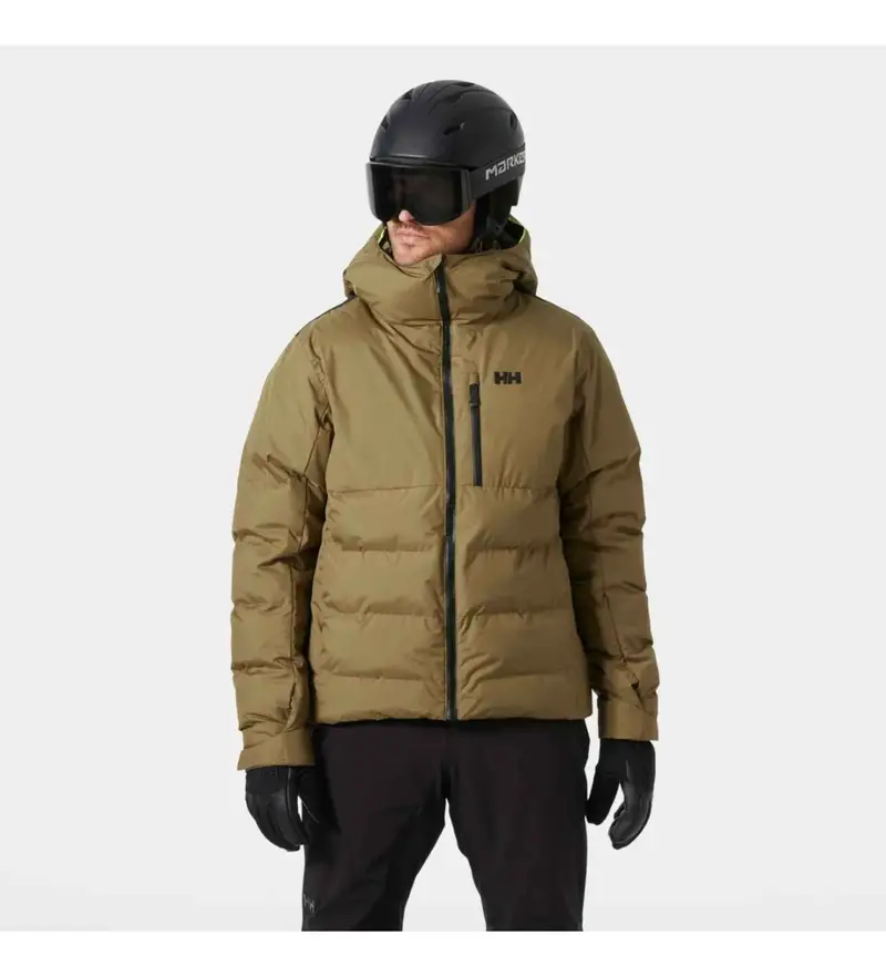 per uomo 66043 Giubbotto imbottito Kvitfjell Race Marrone (S), Casual, Poliestere, Neve