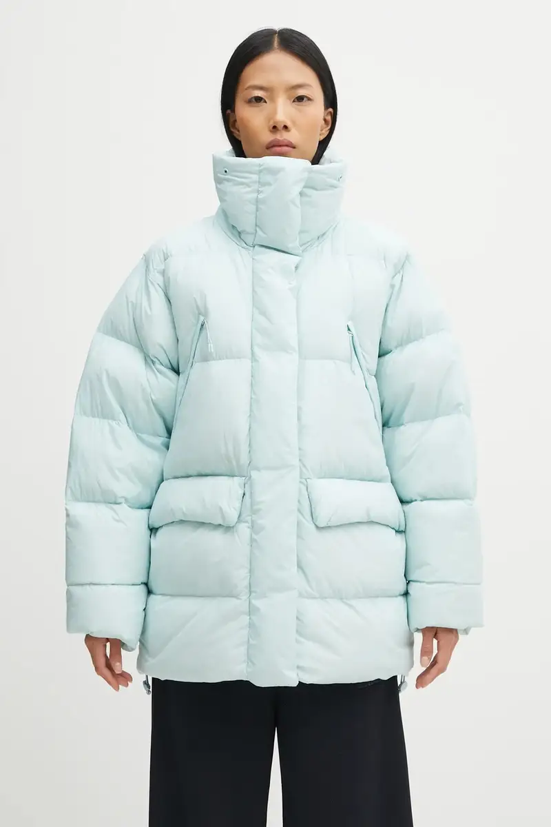 piumino W INSPIRE DOWN PUFFER colore turchese 53075 miniatura 4