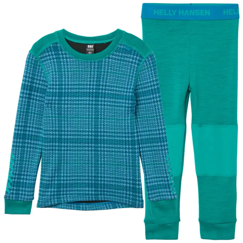 Set di intimo in lana merino per bambini Helly Hansen Graphic Lifa