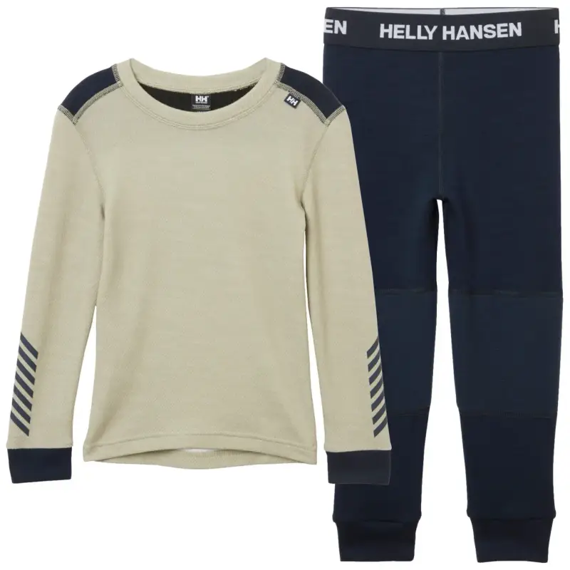 Set di intimo in lana merino per bambini Helly Hansen Lifa