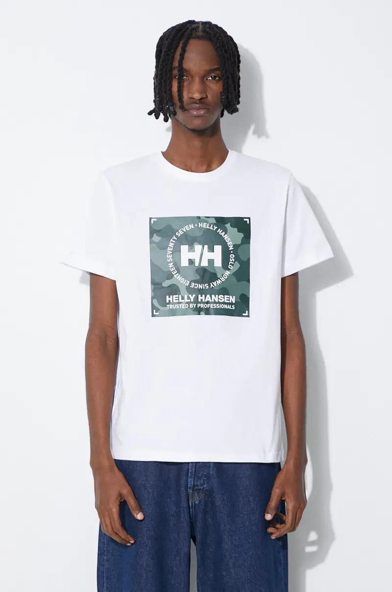 t-shirt in cotone colore bianco