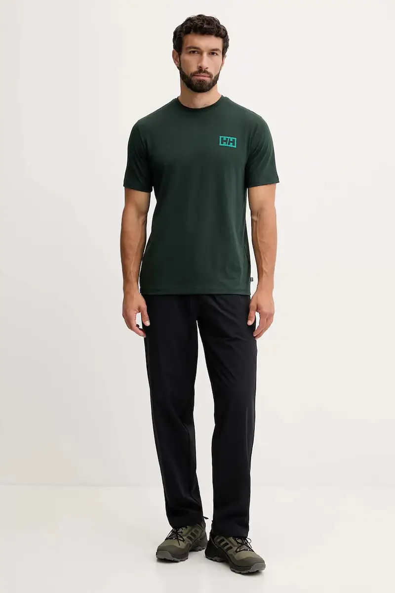 Helly Hansen T-shirt Uomo Verde 3668093 miniatura 2