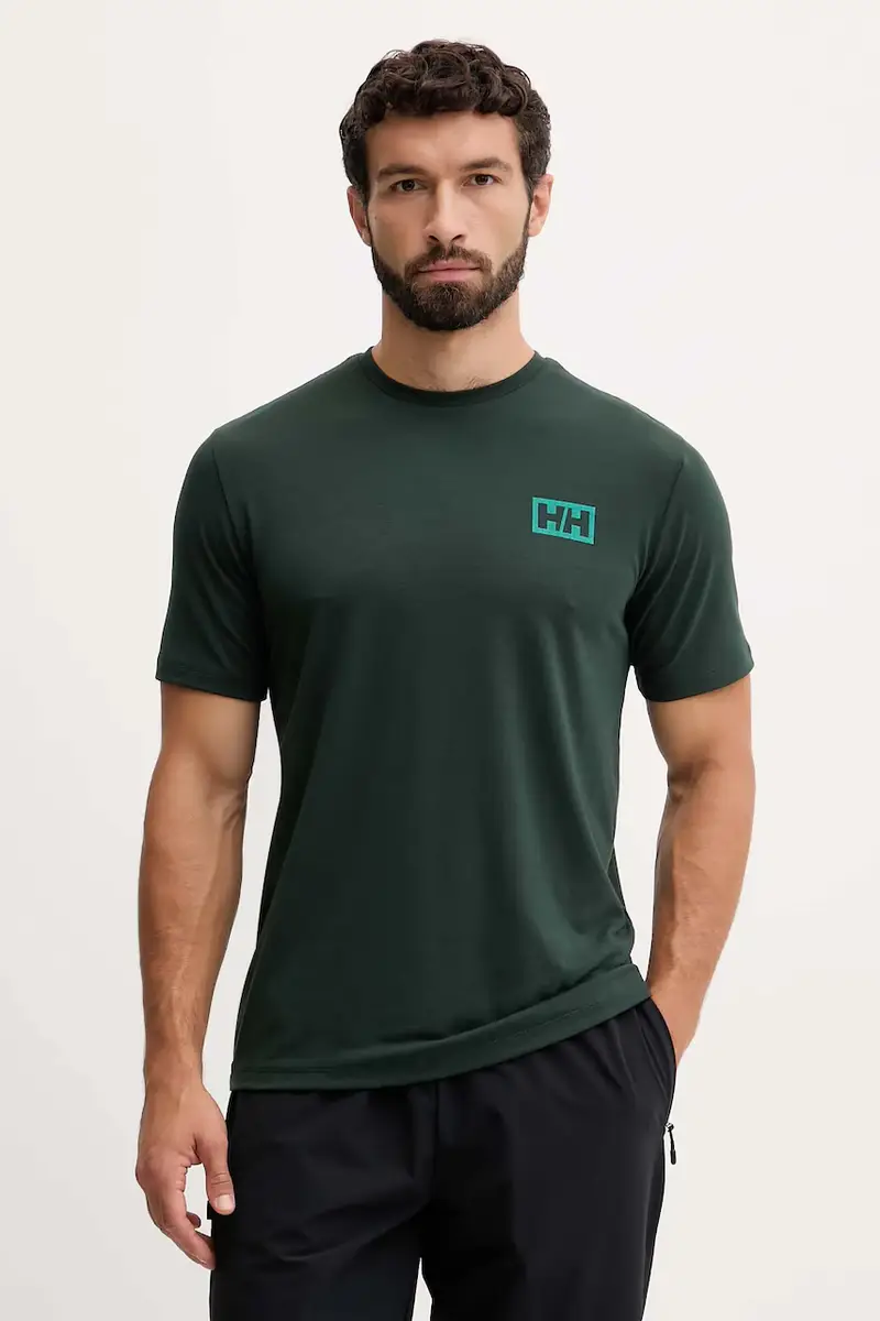 Helly Hansen T-shirt Uomo Verde 3668093 miniatura 3