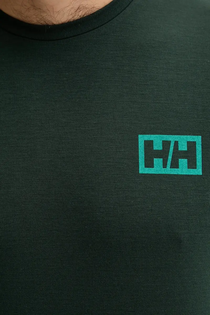 Helly Hansen T-shirt Uomo Verde 3668093 miniatura 5
