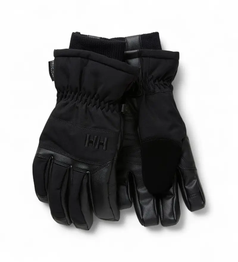 unisex. 67461 Guanti All Mountain neri (S), Nero, Casual, Sportivo, Multisport, Poliestere, Neve Pelle