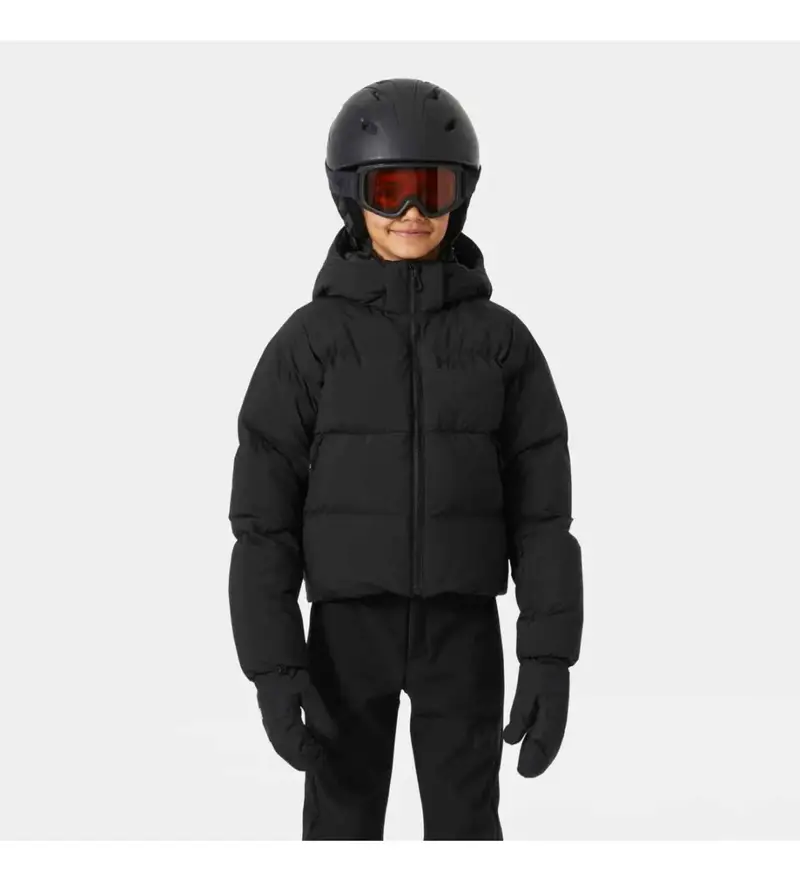 unisex per bambino. 41816 Giacca nera Nora Puffy (13años= 158cm), Nero, Casual, Sportivo, Poliestere, Neve, moda per bambini