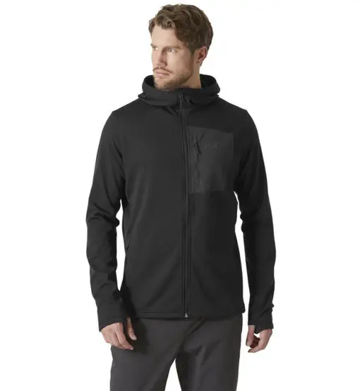 Versalite Hooded Fleece - felpa in pile - uomo Black