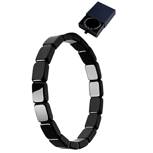 Hemios, braccialetto in ematite Hemys, ispirato ai generali romani e ai guerrieri vichinghi, l'uso quotidiano collega