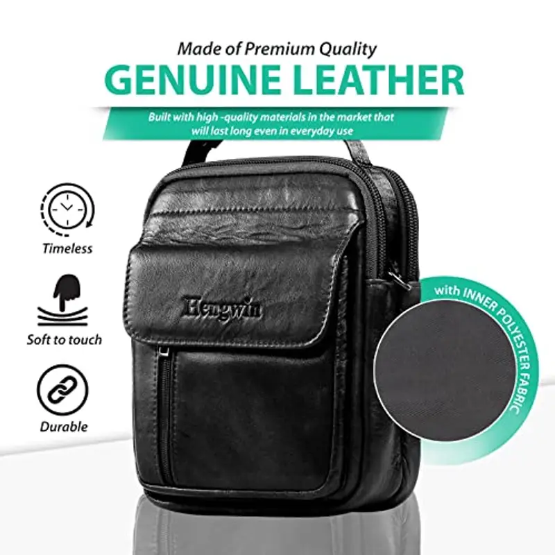 Hengwin Marsupio Uomo Nero 955076 miniatura 2