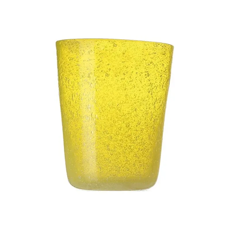 Bicchiere In Vetro Colorato - Glass Limone Ml 260 - Henriette