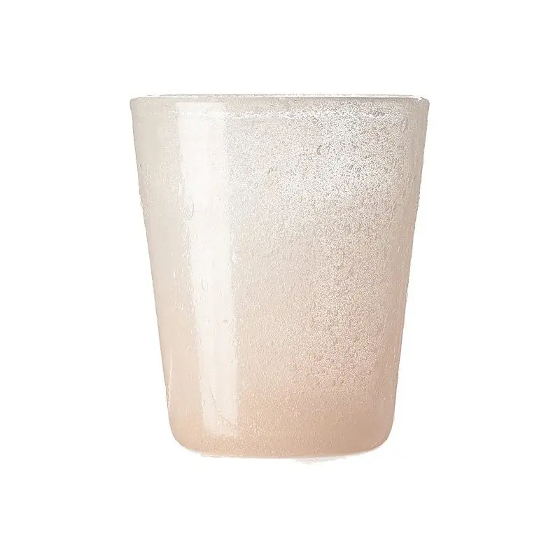 Bicchiere In Vetro Soffiato Rosa - Henriette