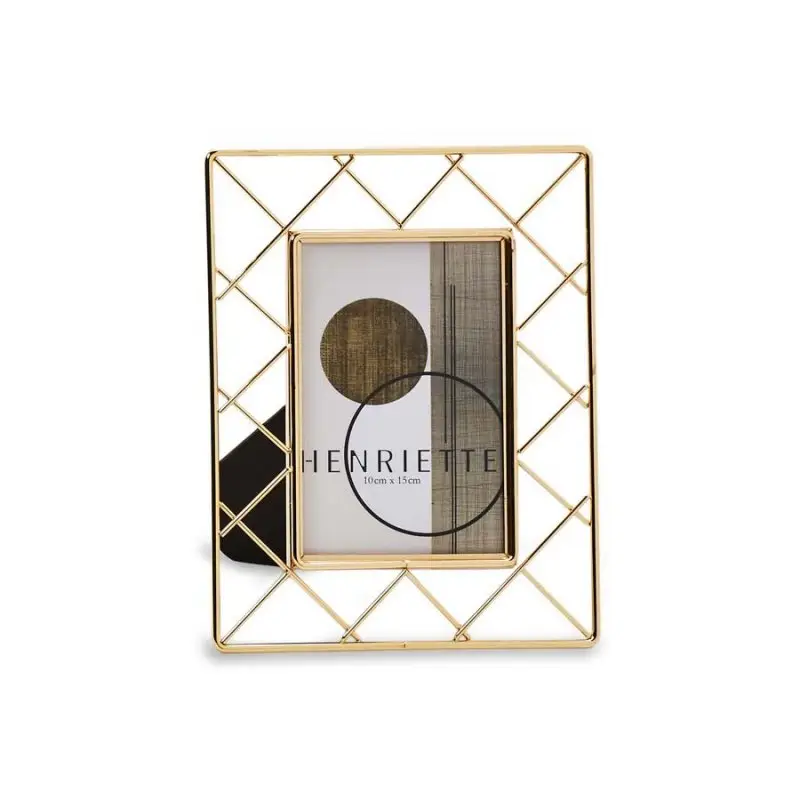 Cornice In Metallo Dorato - Henriette
