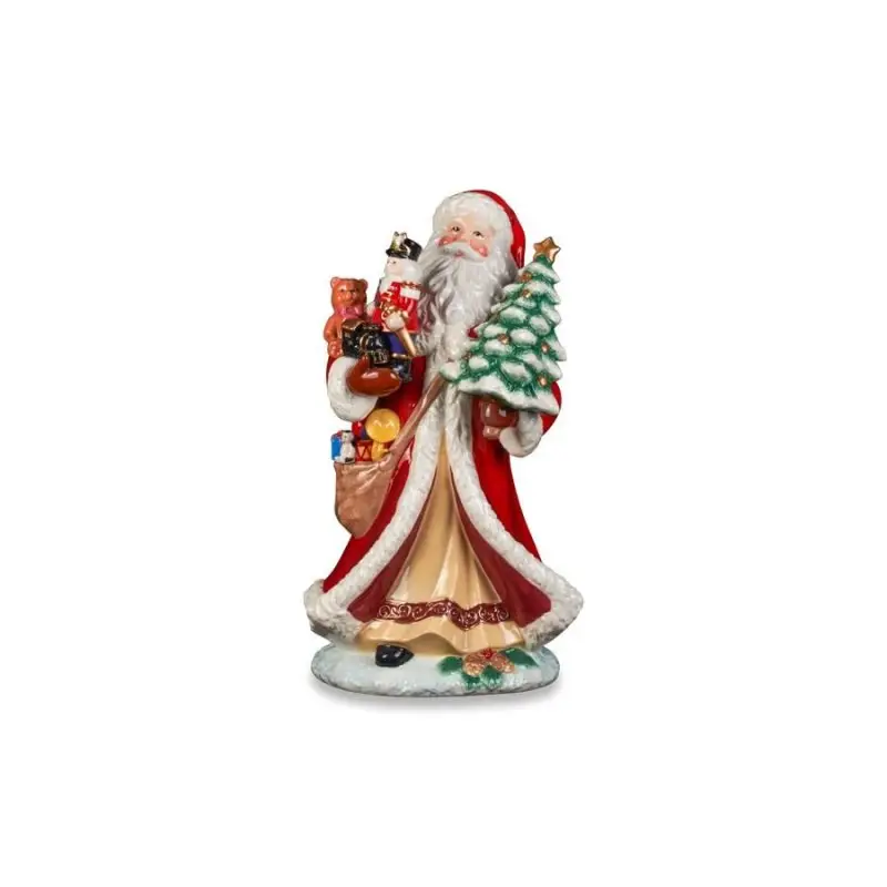 Decorazione Natalizia Babbo Natale Cm 21×39 - Henriette
