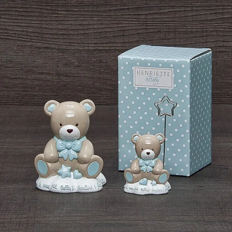Orso Azzurro H 9,5 Cm - Henriette