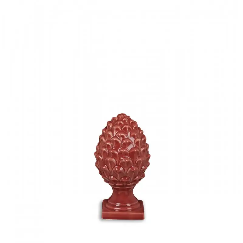 Pigna Decorativa In Ceramica - H 15 Cm - Henriette
