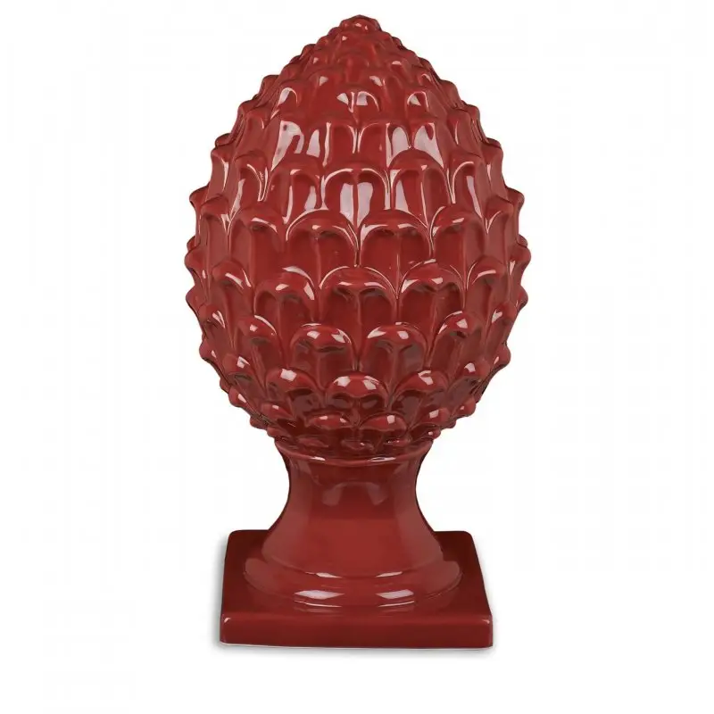 Pigna Decorativa In Ceramica H 30 Cm - Henriette