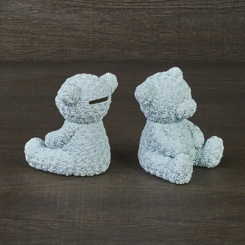 Salvadanaio Orsetto 10X12 Azzurro