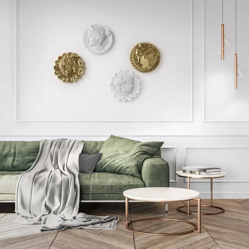 Testa Di Moro In Resina - Henriette miniatura 2