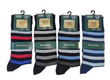 Calza corta da uomo a righe HC516 Henry Cotton s
