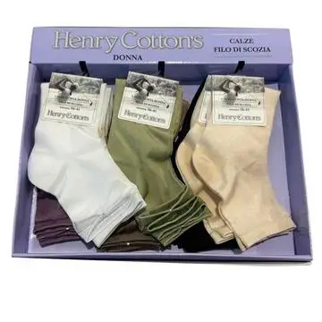 Calzino corto donna in filo Henry Cottons HF402 ( PAIO)