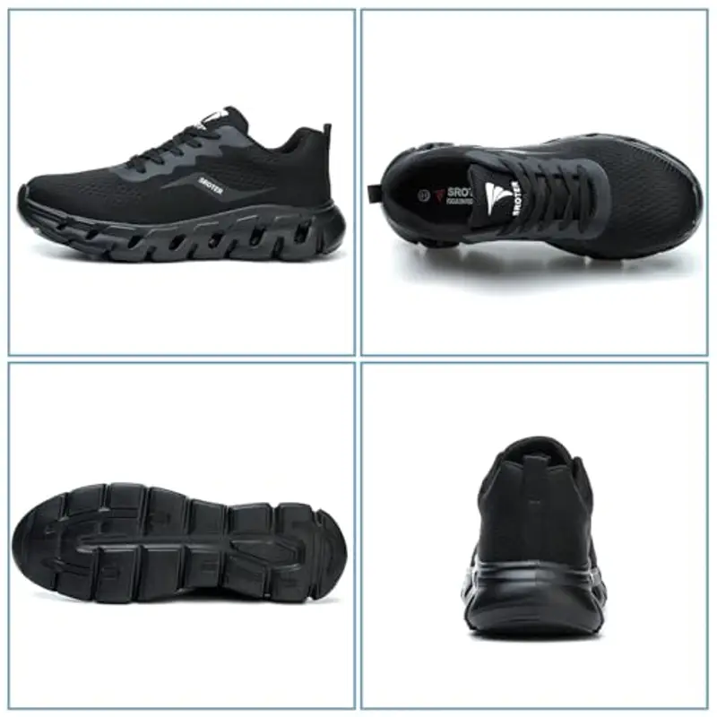 HEOAARG Scarpe da ginnastica Uomo Nero 1199588 miniatura 2