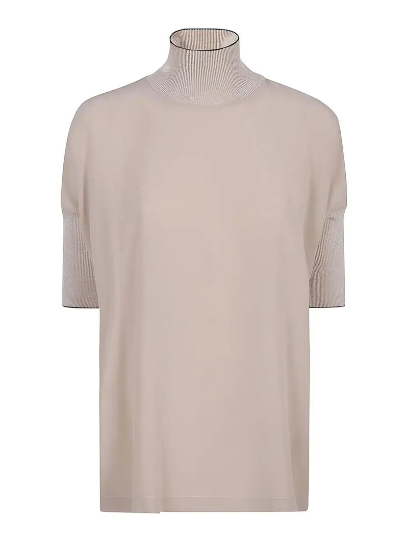 Camicia di seta Beige