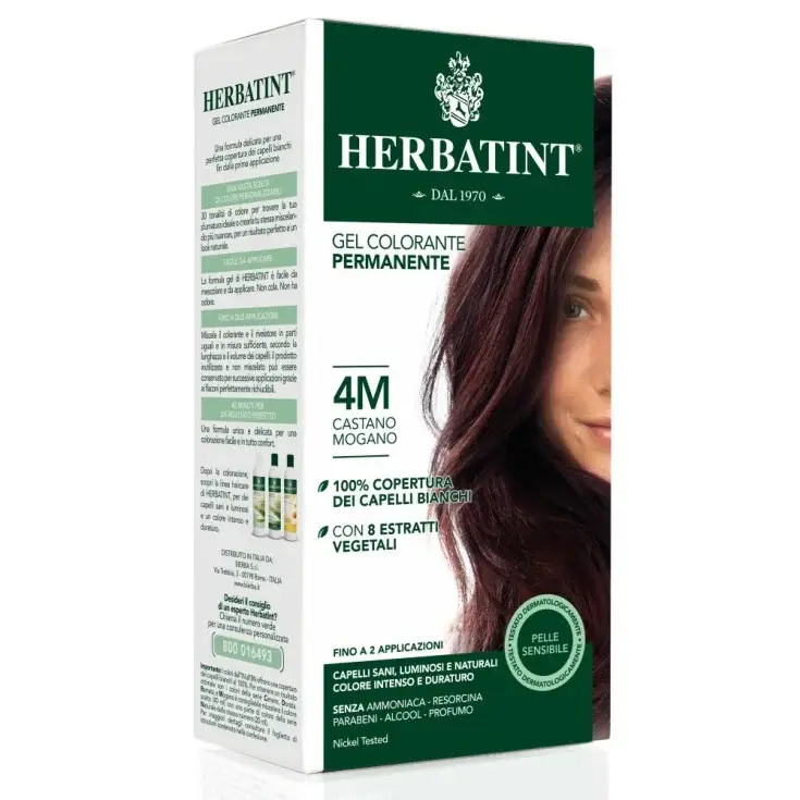 Gel Colorante Permanente 4M Herbatint 150ml